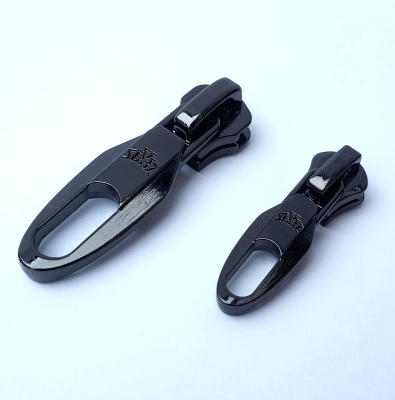Alloy Pull Tab Pull Ring Can Be Set Zipper Head No. 5 Plastic Teeth Baby Cushion Metal Zipper Pull Pull Tab Logo Universal Zipper Head