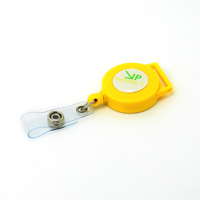 "Factory made" easy pull tab to easily pull the retractable button could do logo Green
