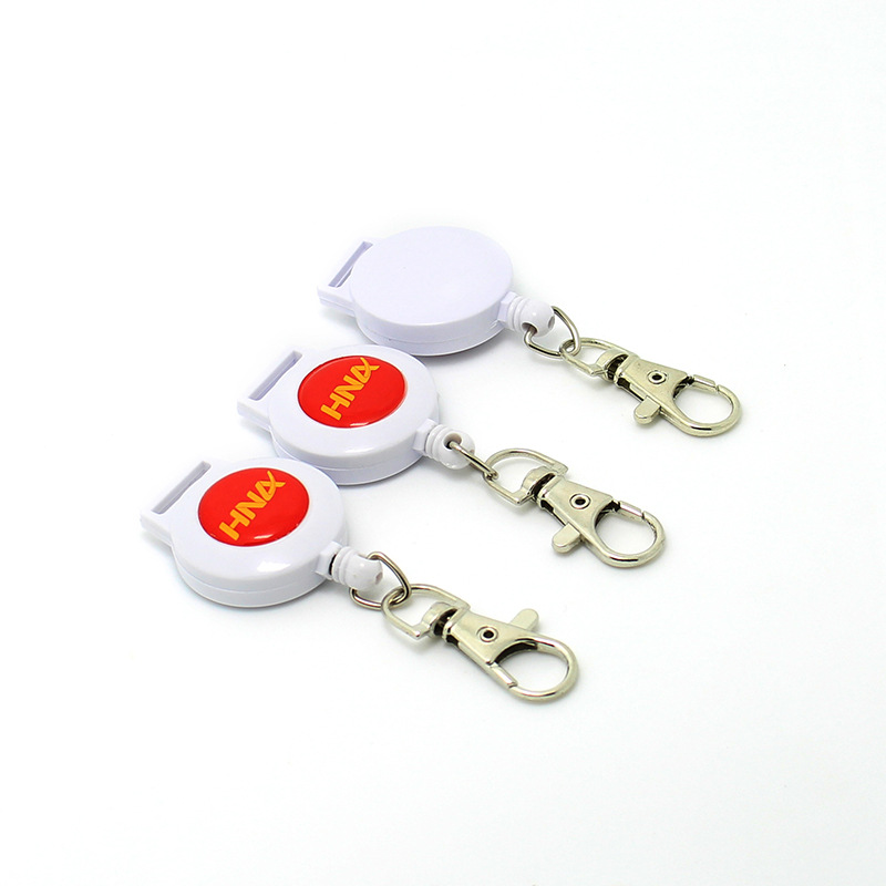"Factory made" easy pull tab to easily pull the retractable button could do logo Green