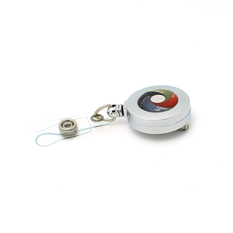 "Factory made" easy pull tab to easily pull the retractable button could do logo Green