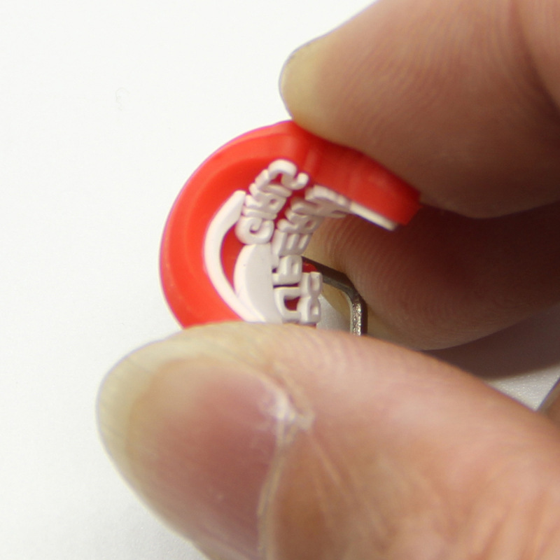 Factory Direct Sales Textile Accessories Pull Head PVC Flexible Glue Double-Sided Zipper Head Custom Silicone Mold Closing Pull Tab Custom