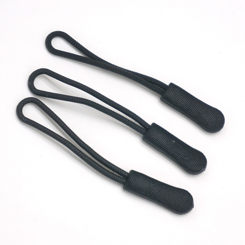 Factory Injection Molding Zipper Head Drawstring All Plastic Caterpillar PVC Pull Tab Luggage Clothing Injection Molding Pull Rope
