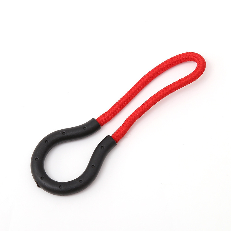 U-Shaped Zip Pulled Tail Rope Plastic Pull Tab Clothing Bag Zipper Accessories TPU Plastic Tail Buckle Custom Wholesale