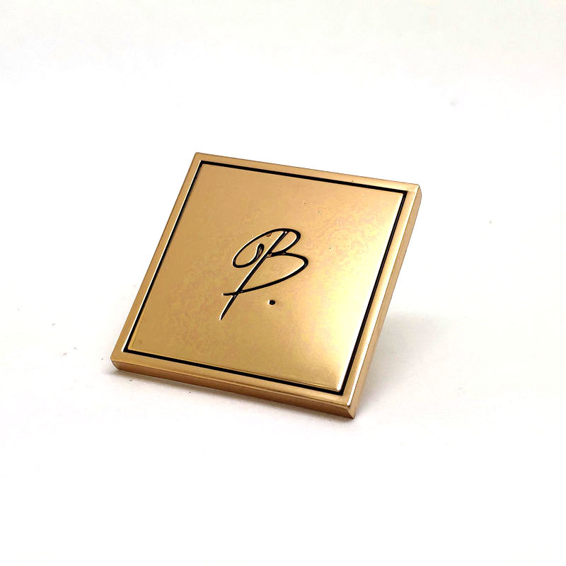 Customized Die Casting Trolley Case Metal Logo Trademark Production Alloy Signs Coin Purse Accessories Hardware Square Nameplate