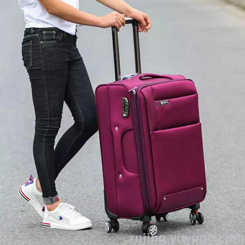 Oxford Cloth Luggage Men&#039;s Suitcase with Combination Lock 360 Degree Swivel Suitcase Wheel Suitcase Women&#039;s Suitcase Boarding Trolley Case 819