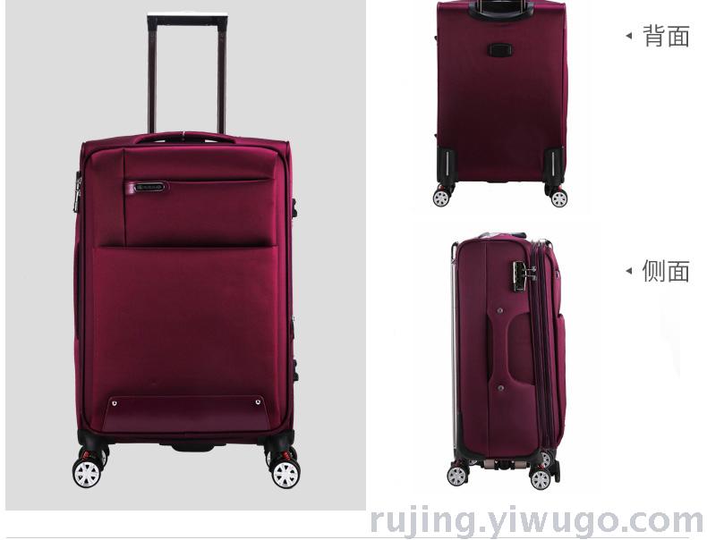 Oxford Cloth Luggage Men's Suitcase with Combination Lock 360 Degree Swivel Suitcase Wheel Suitcase Women's Suitcase Boarding Trolley Case 819