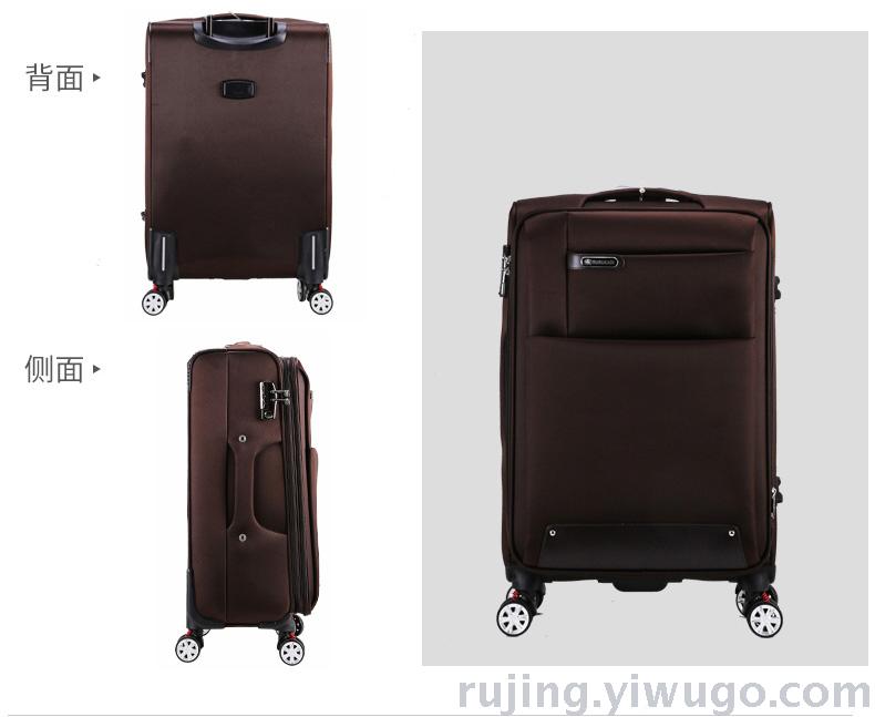 Oxford Cloth Luggage Men's Suitcase with Combination Lock 360 Degree Swivel Suitcase Wheel Suitcase Women's Suitcase Boarding Trolley Case 819