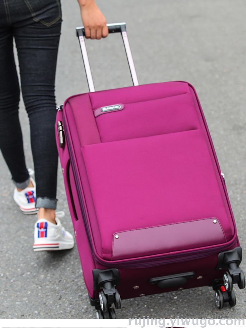 Oxford Cloth Luggage Men's Suitcase with Combination Lock 360 Degree Swivel Suitcase Wheel Suitcase Women's Suitcase Boarding Trolley Case 819