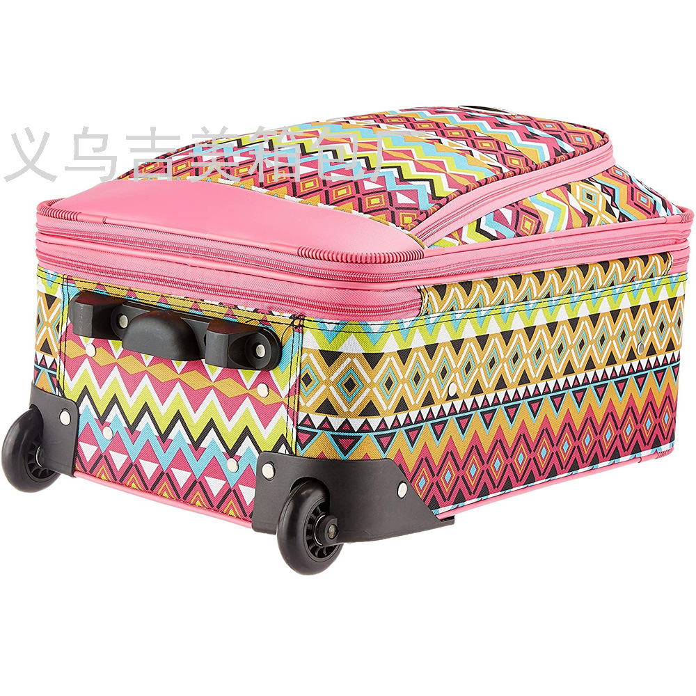 Export Suitcase Two-Piece Luggage Zipper 20-Inch Trolley Case Business Boarding Bag Factory Foreign Trade Wholesale