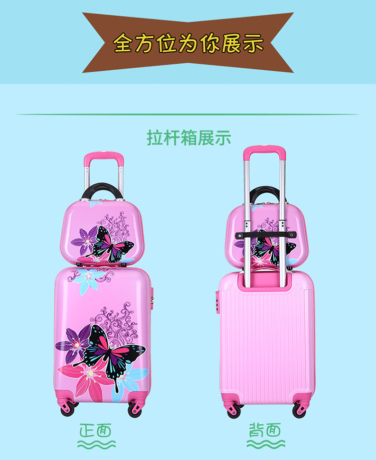 Luggage Trolley Case Password Suitcase Suitcase School Bag Boarding Bag Toy Children Suitcase Backpack Backpack Schoolbag