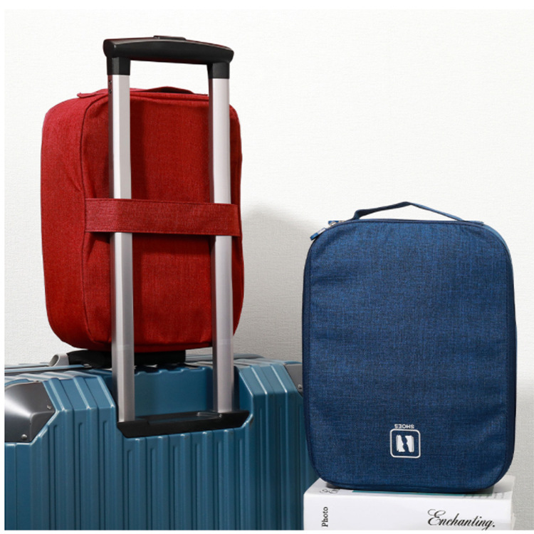 Spot Travel Shoes and Bags Shoes Storage Box Three-Layer Portable Storage Shoe Bag Plug Trolley Case Pannier Bag Soccer Shoes Bag