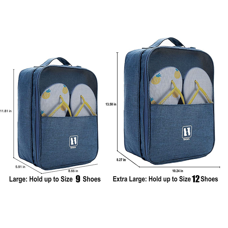 Spot Travel Shoes and Bags Shoes Storage Box Three-Layer Portable Storage Shoe Bag Plug Trolley Case Pannier Bag Soccer Shoes Bag