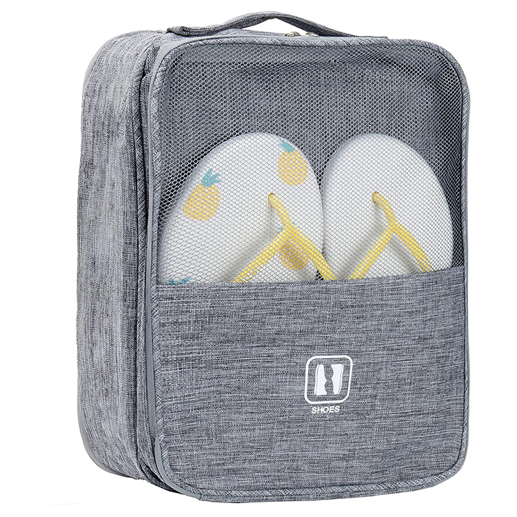 Spot Travel Shoes and Bags Shoes Storage Box Three-Layer Portable Storage Shoe Bag Plug Trolley Case Pannier Bag Soccer Shoes Bag