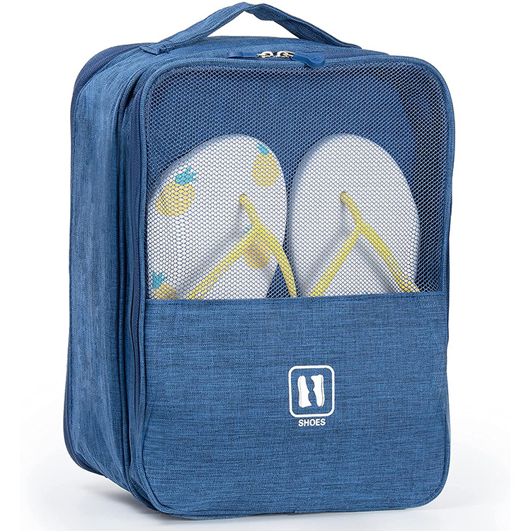 Spot Travel Shoes and Bags Shoes Storage Box Three-Layer Portable Storage Shoe Bag Plug Trolley Case Pannier Bag Soccer Shoes Bag