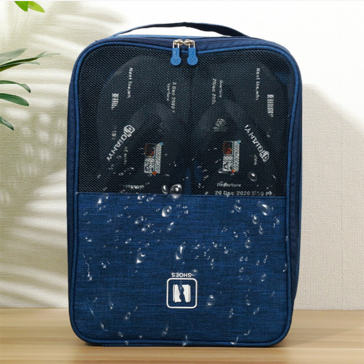 Spot Travel Shoes and Bags Shoes Storage Box Three-Layer Portable Storage Shoe Bag Plug Trolley Case Pannier Bag Soccer Shoes Bag