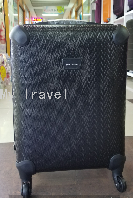 Luggage Password Suitcase Luggage Pp Material Zipper Three-Piece Trolley Case