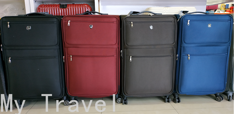 Luggage Password Suitcase Luggage Fabric Zipper Suitcase Three-Piece Trolley Case