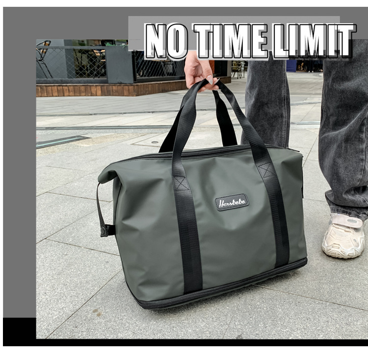 Portable Extended Bag Can Cover Trolley Case Short Distance Travel Business Trip Luggage Bag Large Capacity Dry Wet Separation Gym Bag Portable Extended Bag Can Cover Trolley Case Short Distance Travel Business Trip Luggage Bag Large Capacity Dry Wet Separation Gym Bag