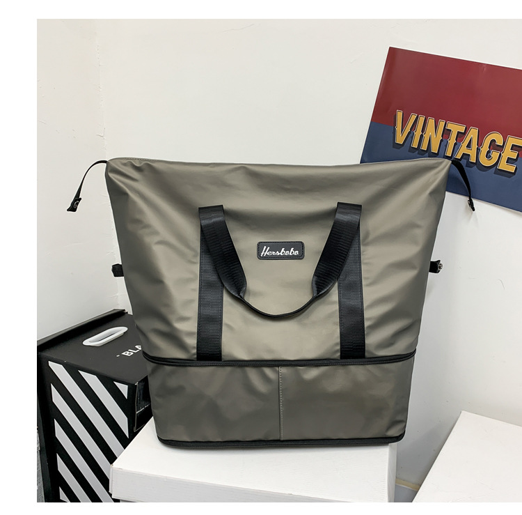 Portable Extended Bag Can Cover Trolley Case Short Distance Travel Business Trip Luggage Bag Large Capacity Dry Wet Separation Gym Bag Portable Extended Bag Can Cover Trolley Case Short Distance Travel Business Trip Luggage Bag Large Capacity Dry Wet Separation Gym Bag