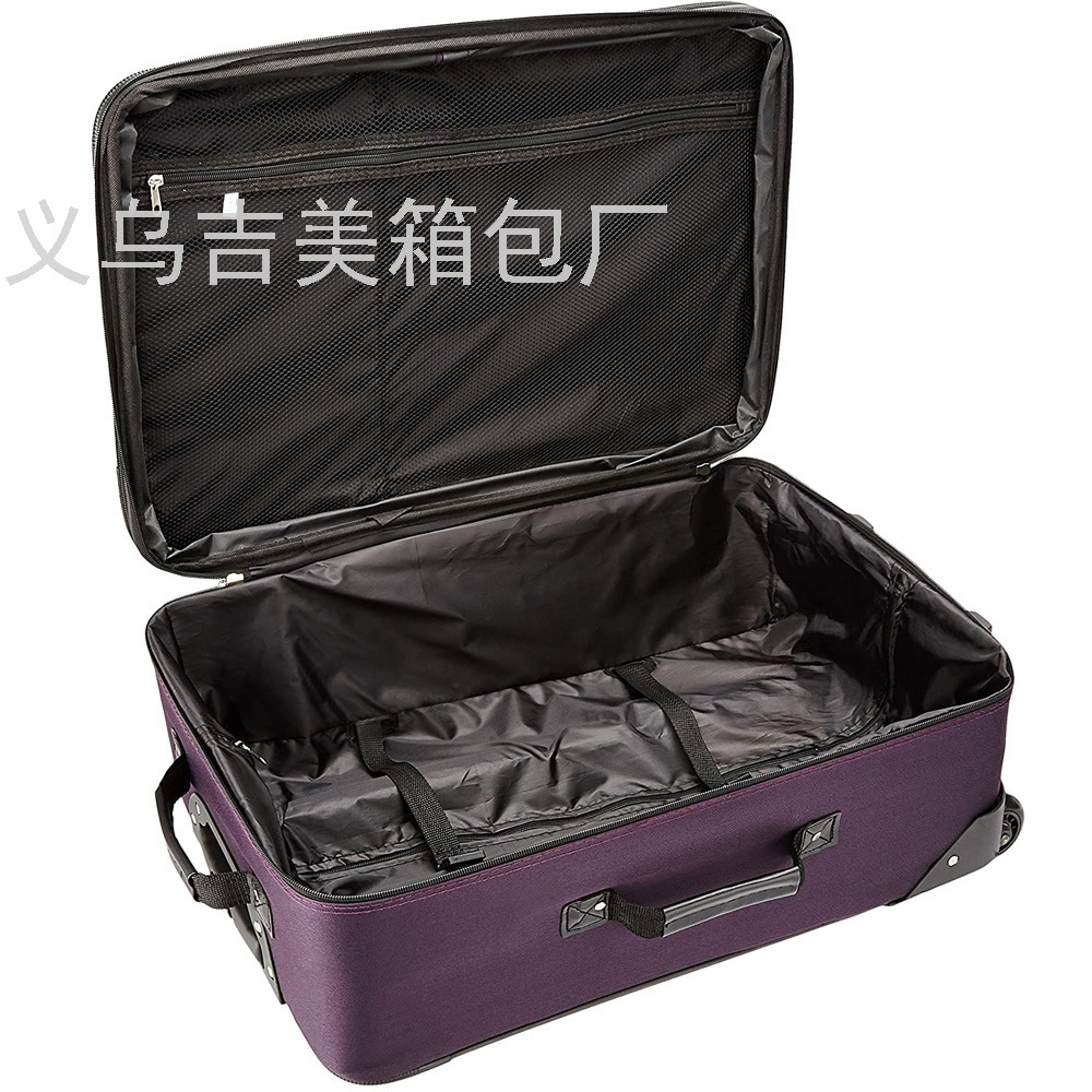Factory Export Suitcase Two-Piece Set 20-Inch Trolley Case Customizable Boarding Bag Business Luggage Foreign Wholesale Factory Export Suitcase Two-Piece Set 20-Inch Trolley Case Customizable Boarding Bag Business Luggage Foreign Wholesale