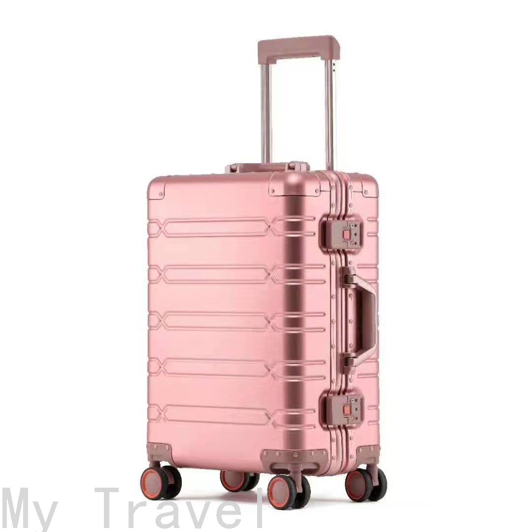Luggage Password Suitcase Luggage Aluminum Alloy Trolley Case Metal All-Aluminum Trolley Case