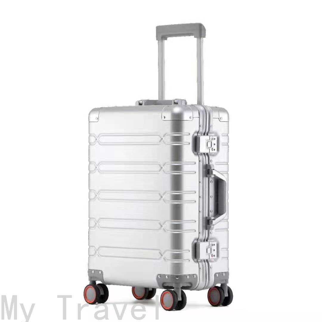 Luggage Password Suitcase Luggage Aluminum Alloy Trolley Case Metal All-Aluminum Trolley Case