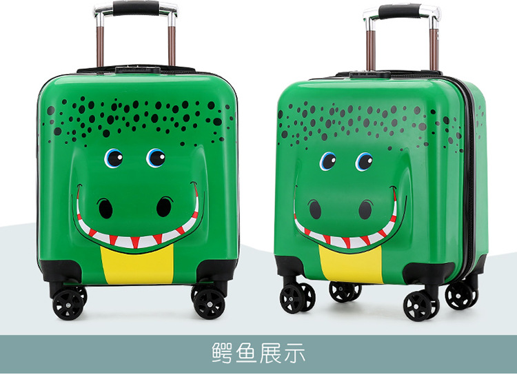 New Animal Trolley Case 18-Inch Children's Trolley Case Cartoon Male and Female Baby Travel Boarding Bag Printed Logo New Animal Trolley Case 18-Inch Children's Trolley Case Cartoon Male and Female Baby Travel Boarding Bag Printed Logo