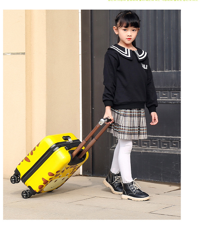 New Animal Trolley Case 18-Inch Children's Trolley Case Cartoon Male and Female Baby Travel Boarding Bag Printed Logo New Animal Trolley Case 18-Inch Children's Trolley Case Cartoon Male and Female Baby Travel Boarding Bag Printed Logo