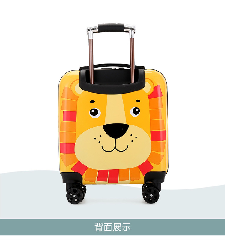 New Animal Trolley Case 18-Inch Children's Trolley Case Cartoon Male and Female Baby Travel Boarding Bag Printed Logo New Animal Trolley Case 18-Inch Children's Trolley Case Cartoon Male and Female Baby Travel Boarding Bag Printed Logo