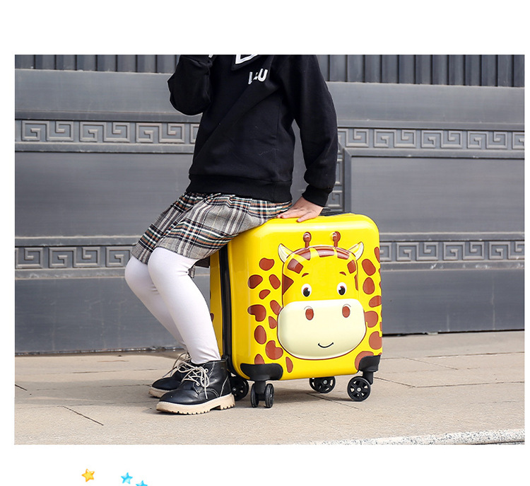 New Animal Trolley Case 18-Inch Children's Trolley Case Cartoon Male and Female Baby Travel Boarding Bag Printed Logo New Animal Trolley Case 18-Inch Children's Trolley Case Cartoon Male and Female Baby Travel Boarding Bag Printed Logo