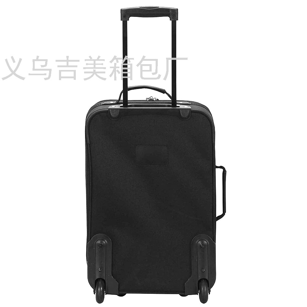 Factory Export Luggage TwoPiece Set 20-Inch Suitcase Customized Trolley Case Zipper Boarding Bag Foreign Trade Wholesale