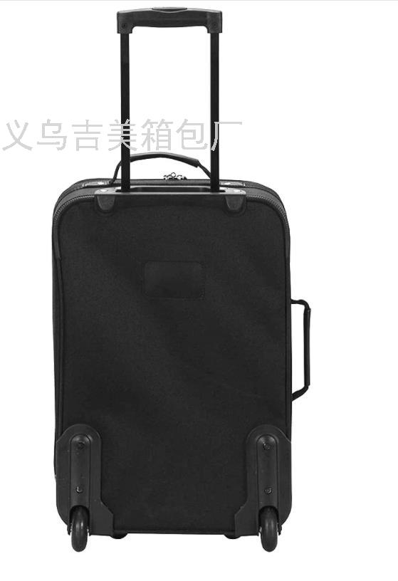 Factory Export Luggage TwoPiece Set 20-Inch Suitcase Customized Trolley Case Zipper Boarding Bag Foreign Trade Wholesale