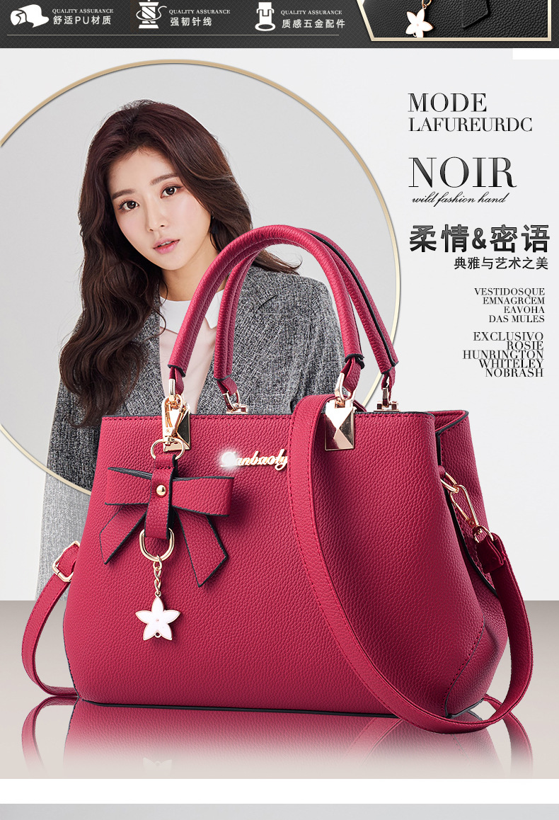 Women's Bags 2018 New Fashion Bag Korean Version of the Shoulder Bag Casual Crossbody Bag Spring Ladies Bag Handbag Women's Bags 2018 New Fashion Bag Korean Version of the Shoulder Bag Casual Crossbody Bag Spring Ladies Bag Handbag