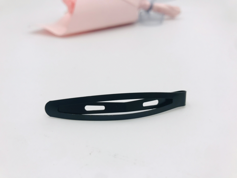 Fashion Bag Paint Matte BB Clip Papa Clip Break Clip Hairpin Clip Simple Black Hair Breaking Commonly Used