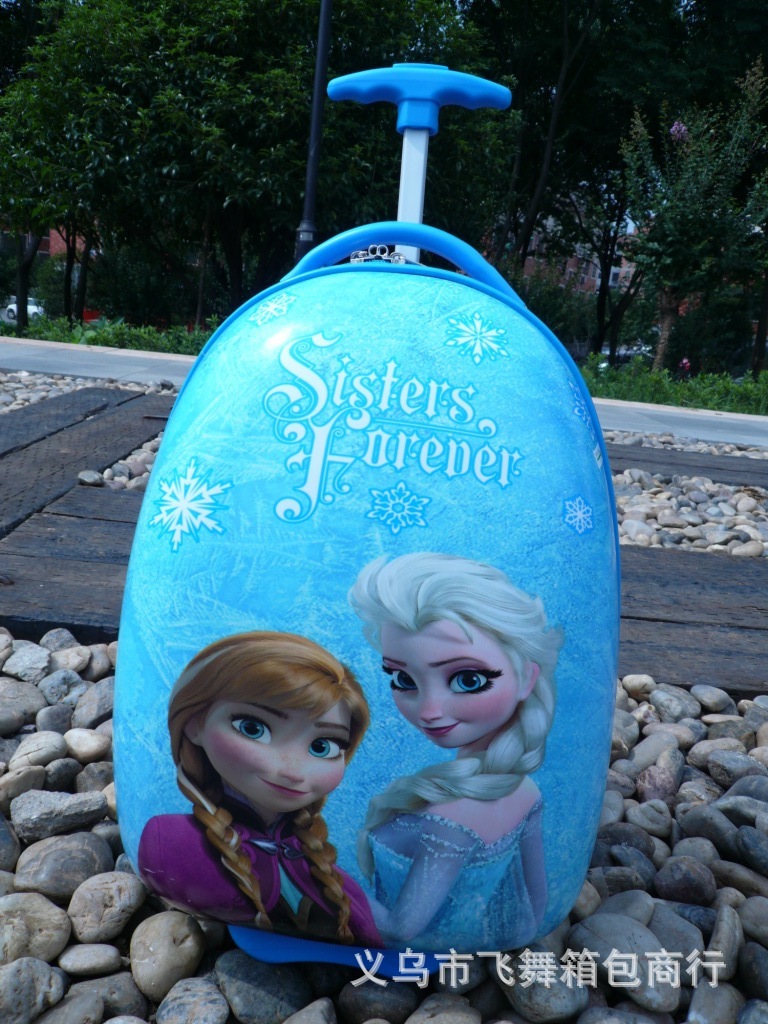 [High Configuration] 16-Inch ABS Egg Shell Cartoon Trolley Case Student Trolley Bag One Piece Dropshipping
