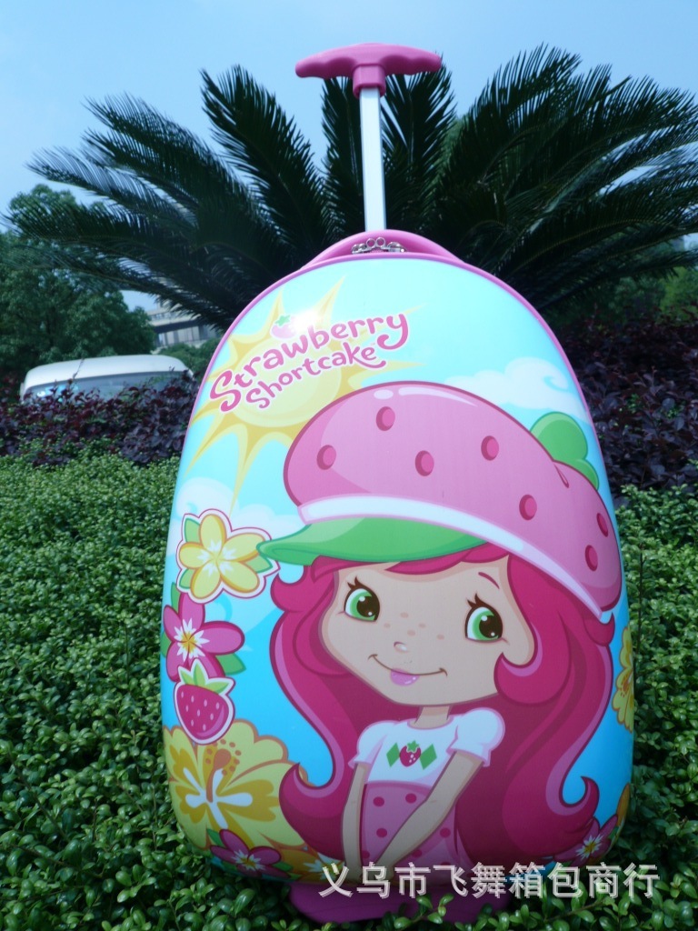 [High Configuration] 16-Inch ABS Egg Shell Cartoon Trolley Case Student Trolley Bag One Piece Dropshipping