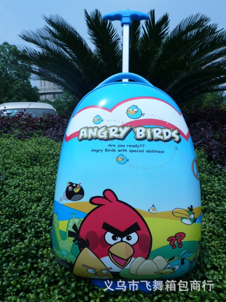 [High Configuration] 16-Inch ABS Egg Shell Cartoon Trolley Case Student Trolley Bag One Piece Dropshipping