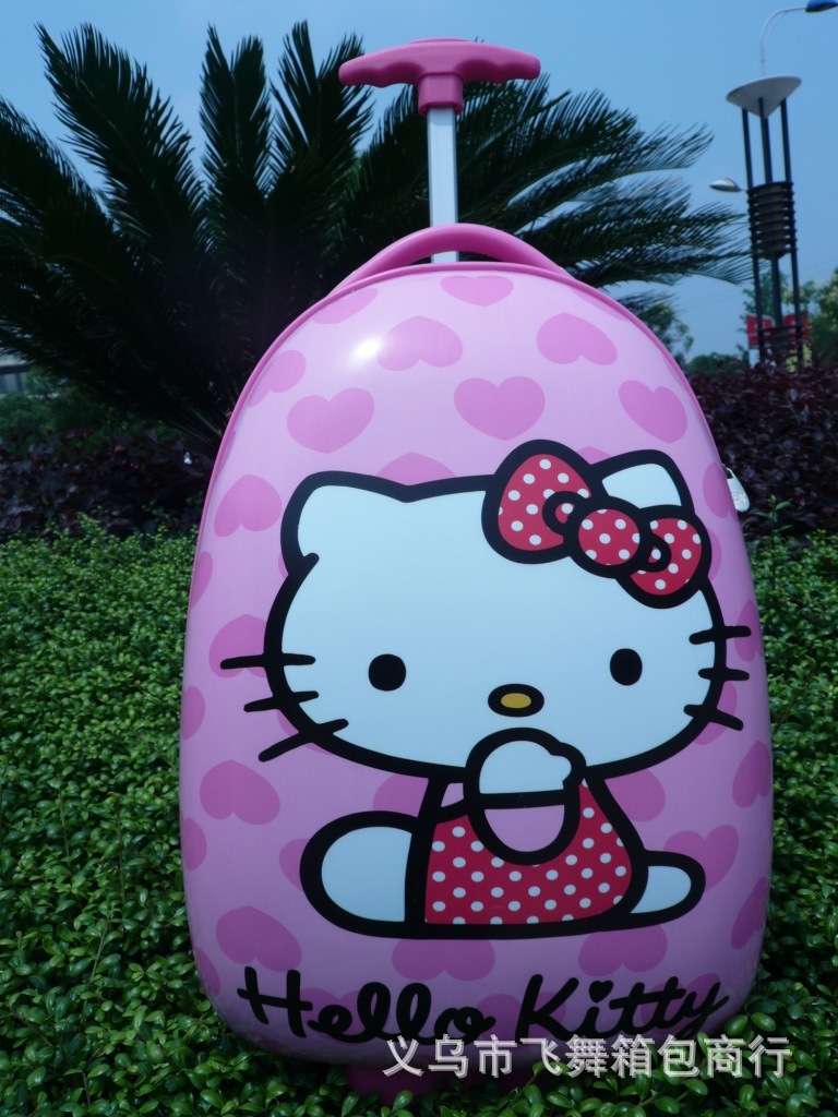 [High Configuration] 16-Inch ABS Egg Shell Cartoon Trolley Case Student Trolley Bag One Piece Dropshipping