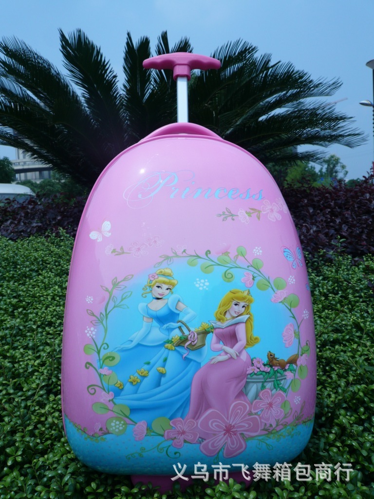 [High Configuration] 16-Inch ABS Egg Shell Cartoon Trolley Case Student Trolley Bag One Piece Dropshipping