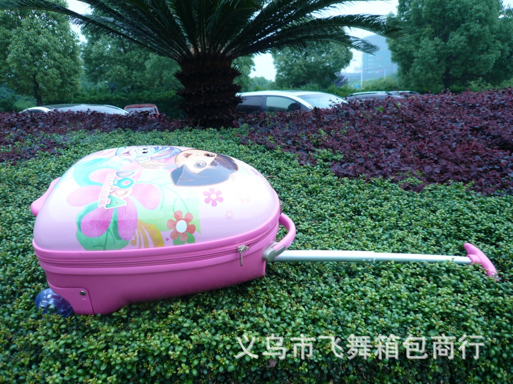 [High Configuration] 16-Inch ABS Egg Shell Cartoon Trolley Case Student Trolley Bag One Piece Dropshipping