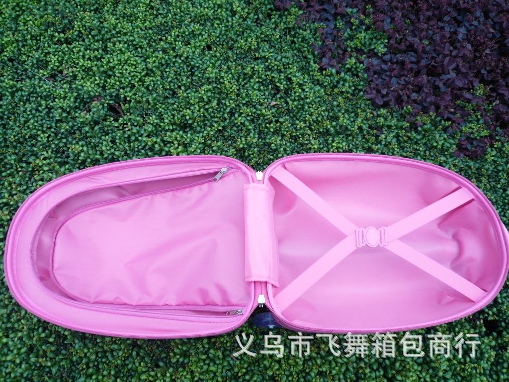 [High Configuration] 16-Inch ABS Egg Shell Cartoon Trolley Case Student Trolley Bag One Piece Dropshipping