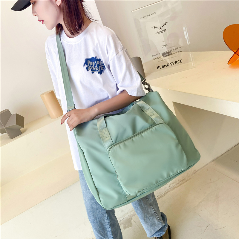 Waterproof Folding Travel Bag Buggy Bag Trolley Case Storage Bag Men and Women Clothes Finishing Support Logo Order