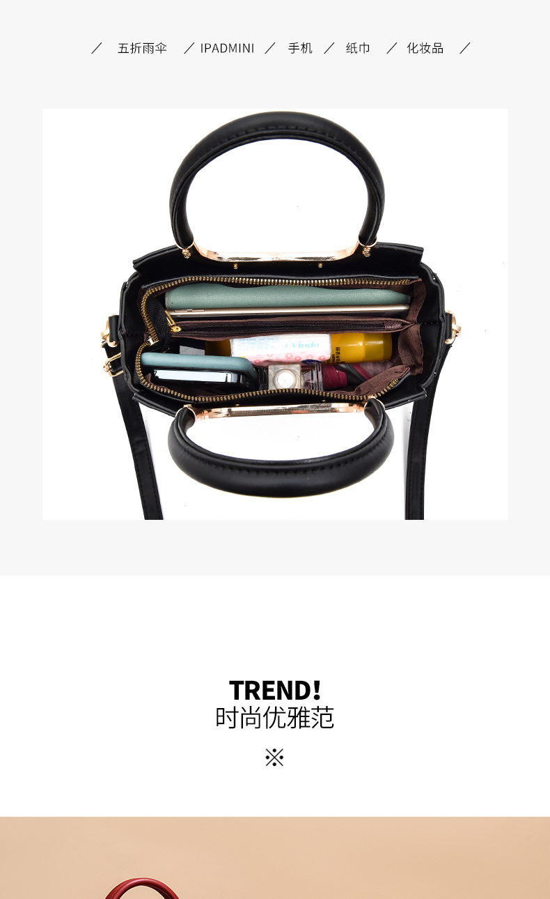 Tote Bag Women's 2021 New Fashion Bag Large Capacity Shoulder Hand Painted Graffiti Bag Fashion Handbag 12015