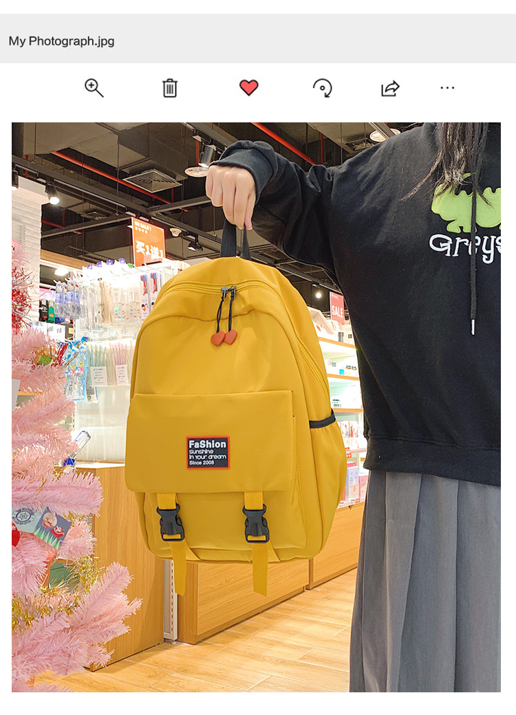 2020 New Backpack Korean Trendy Bag Outdoor Casual Bag Backpack Women's New Fashion Brand Fashion Bag 2020 New Backpack Korean Trendy Bag Outdoor Casual Bag Backpack Women's New Fashion Brand Fashion Bag