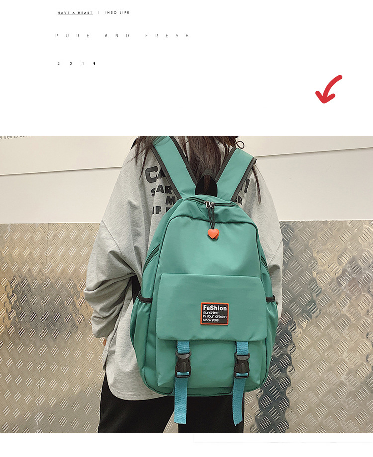 2020 New Backpack Korean Trendy Bag Outdoor Casual Bag Backpack Women's New Fashion Brand Fashion Bag 2020 New Backpack Korean Trendy Bag Outdoor Casual Bag Backpack Women's New Fashion Brand Fashion Bag