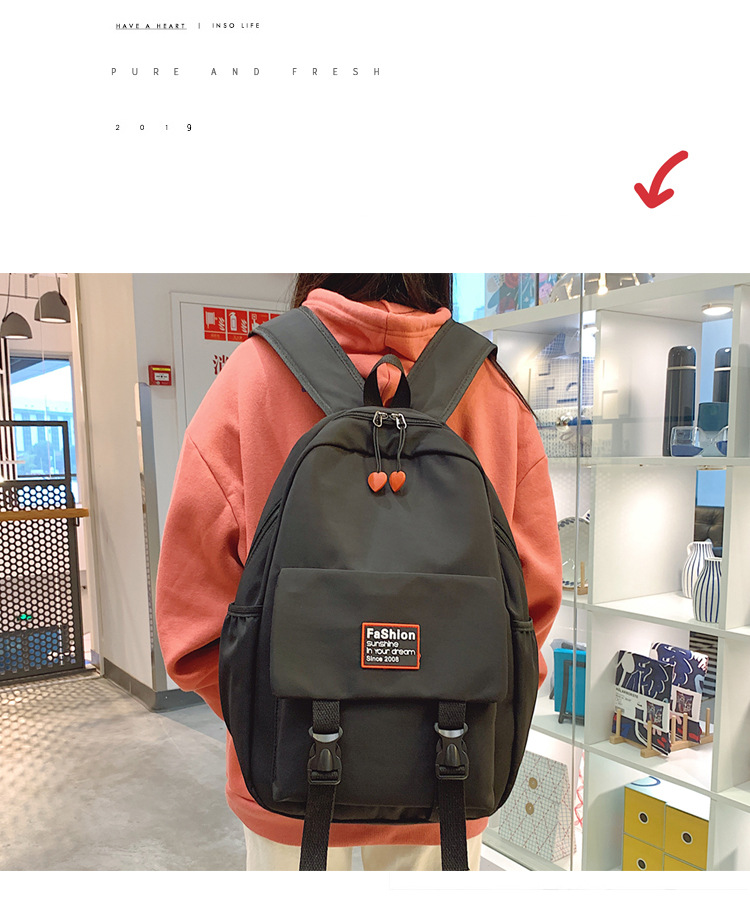 2020 New Backpack Korean Trendy Bag Outdoor Casual Bag Backpack Women's New Fashion Brand Fashion Bag 2020 New Backpack Korean Trendy Bag Outdoor Casual Bag Backpack Women's New Fashion Brand Fashion Bag