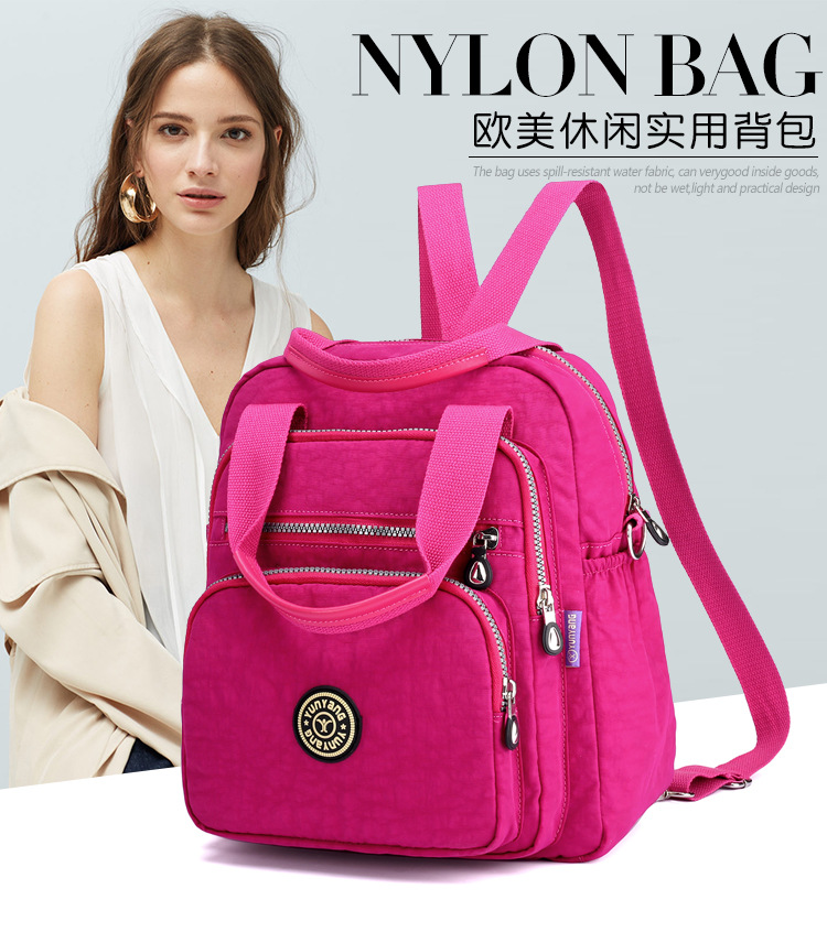 Diaper Bag Shoulder Crossover Shoulder BagHand Bag Large Capacity Women's Bag Travel Backpack MultiFunction Fashion Bag