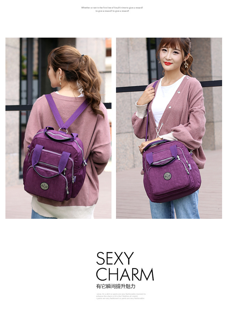 Diaper Bag Shoulder Crossover Shoulder BagHand Bag Large Capacity Women's Bag Travel Backpack MultiFunction Fashion Bag