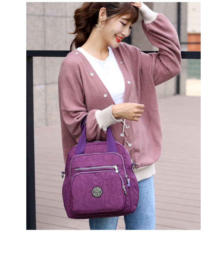 Diaper Bag Shoulder Crossover Shoulder BagHand Bag Large Capacity Women's Bag Travel Backpack MultiFunction Fashion Bag
