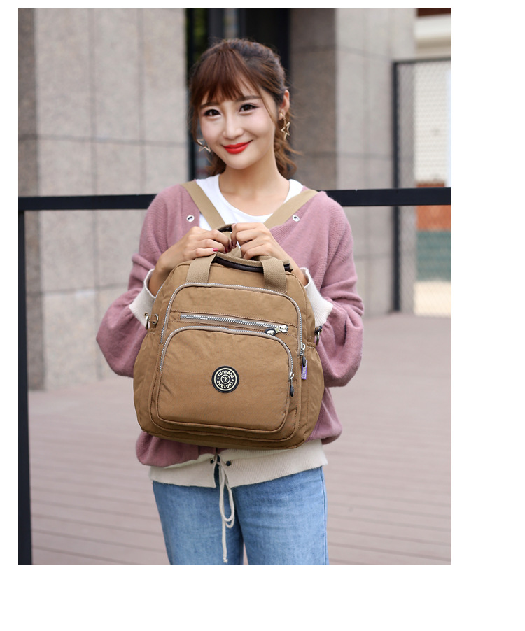 Diaper Bag Shoulder Crossover Shoulder BagHand Bag Large Capacity Women's Bag Travel Backpack MultiFunction Fashion Bag